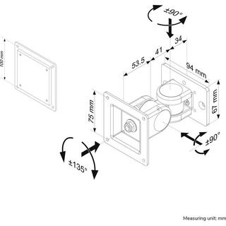 NewStar  Neomounts by  Toolbar-Monitorhalterung 