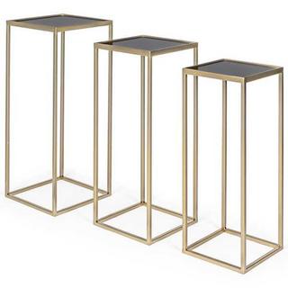 mutoni Table d'appoint Nucleos Gold 36x41 (set de 3)  