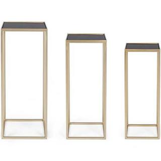 mutoni Table d'appoint Nucleos Gold 36x41 (set de 3)  