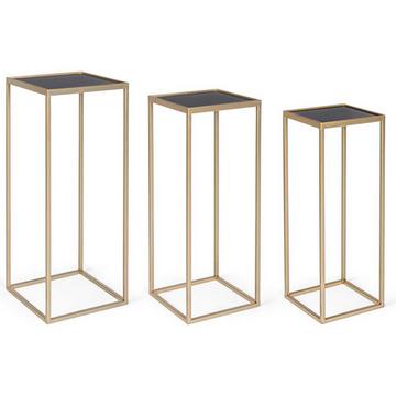 Beistelltisch Nucleos Gold 36x41 (3er-Set)