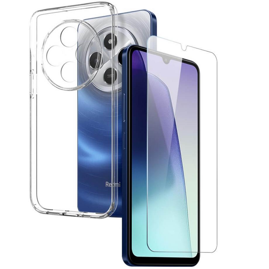 Cover-Discount  Xiaomi Redmi 14C - NORTHJO Set Handyhülle und Panzerglas 