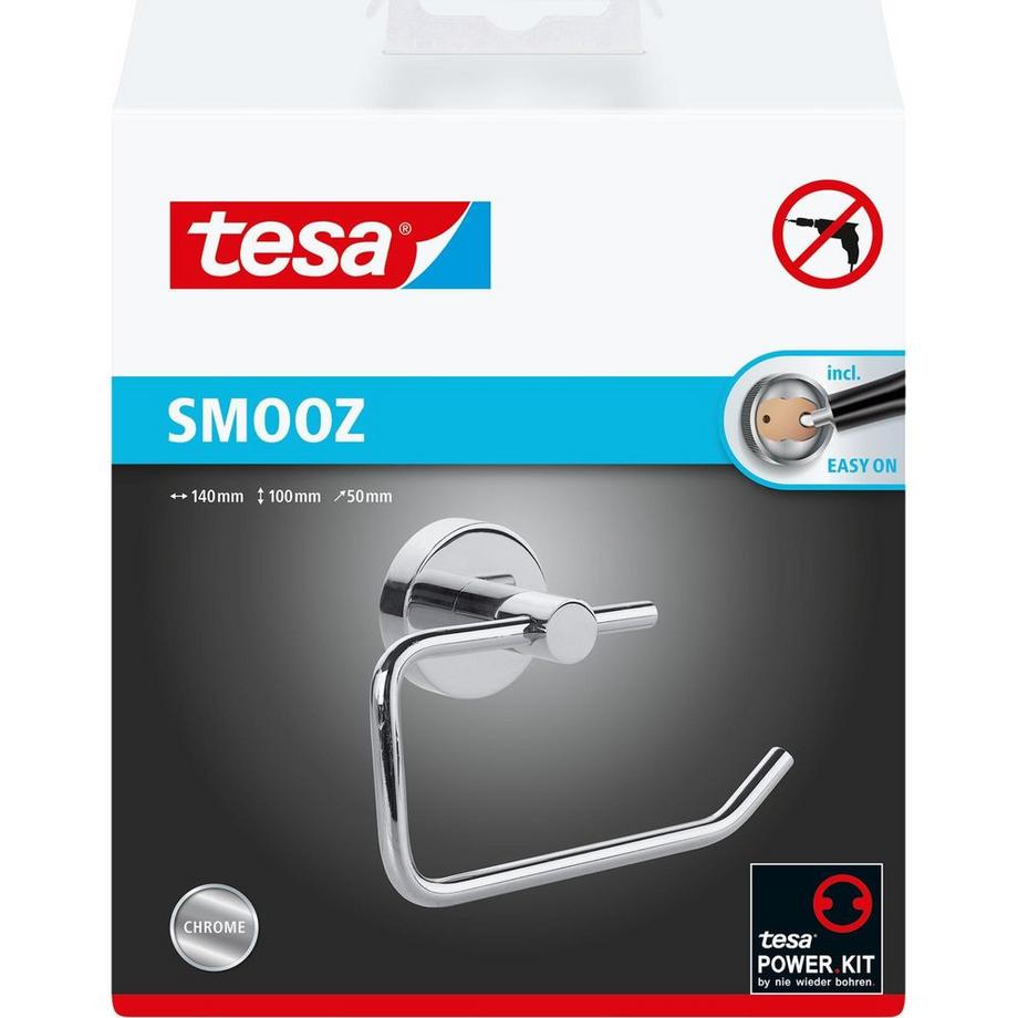 Tesa  TESA Smooz WC-Rollenhalter 40314-00000 chrome, selbstklebend 