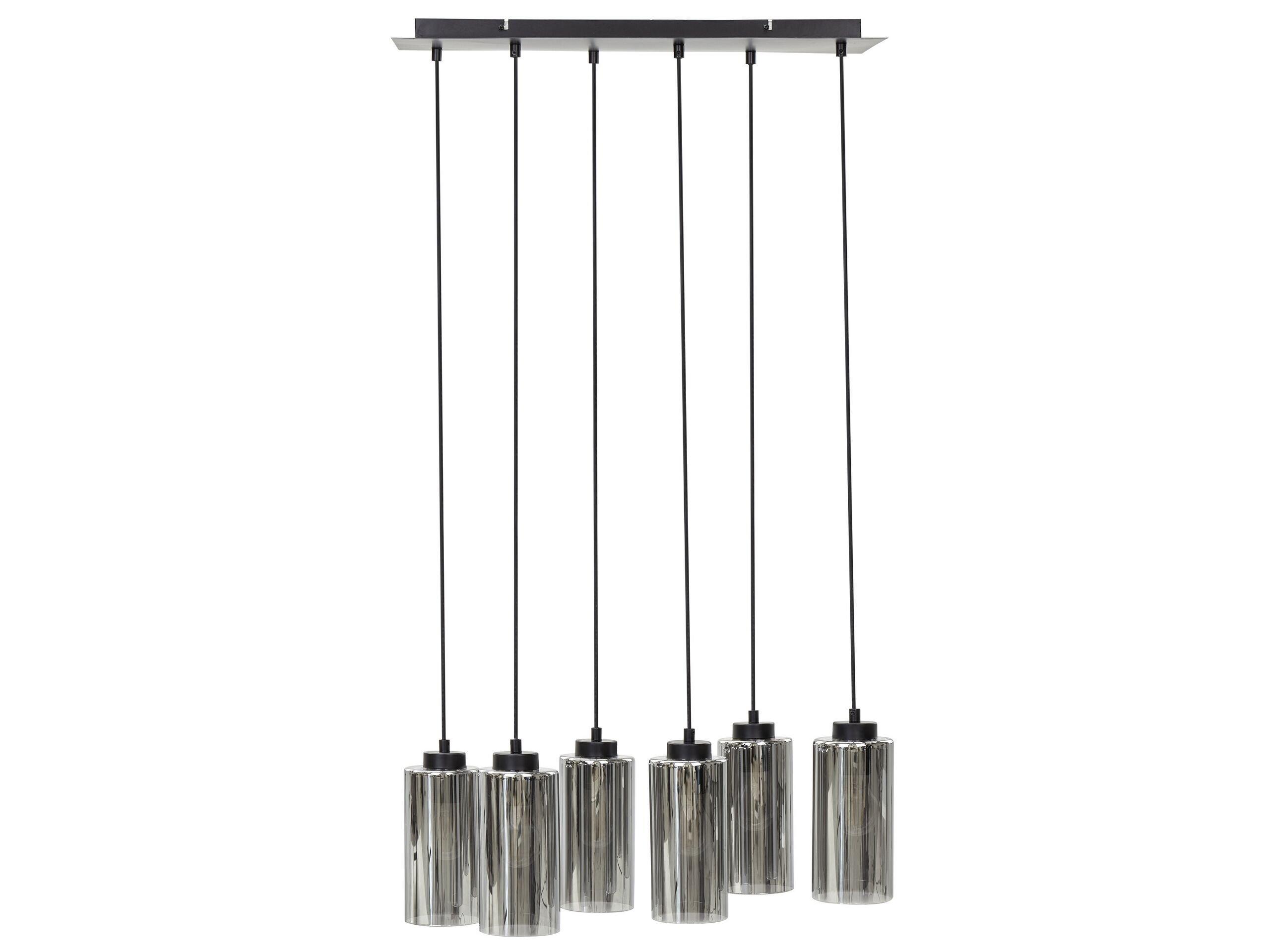 Beliani Lampe suspension en Verre Moderne PURIRI  