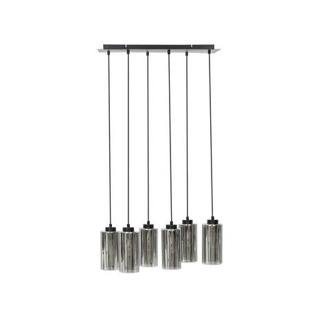 Beliani Lampe suspension en Verre Moderne PURIRI  