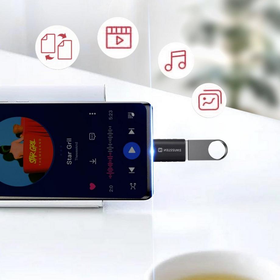 SWISSTEN  USB-C / USB OTG-Adapter Swissten 