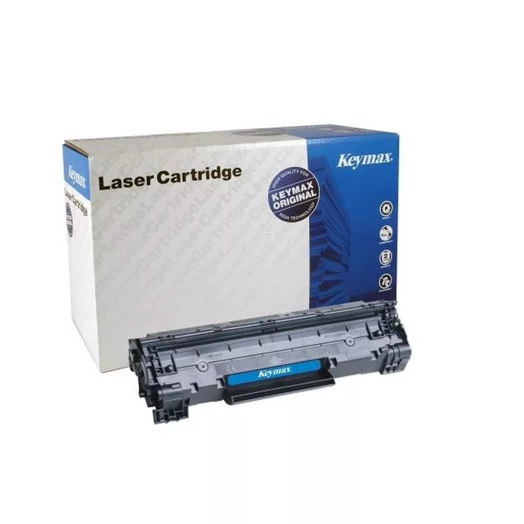Keymax – RMC-Toner-Modul schwarz CB435AKEY zu HP LJ P1005 1500 Seiten, One Size