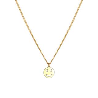 Elli  Halskette Mit Smile Face Motif 