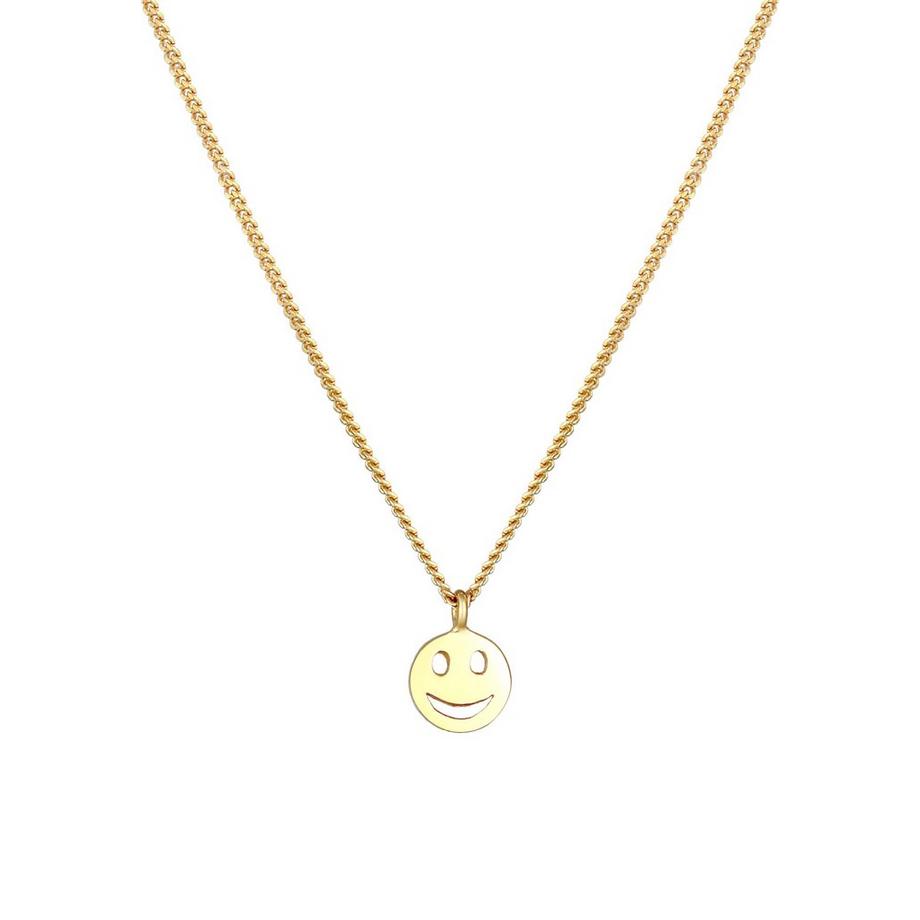 Elli  Halskette Mit Smile Face Motif 