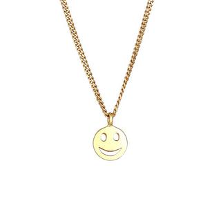 Elli  Collier Plaquette Pendentif Smile 