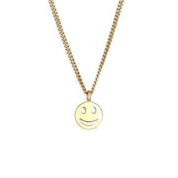 Collier Plaquette Pendentif Smile