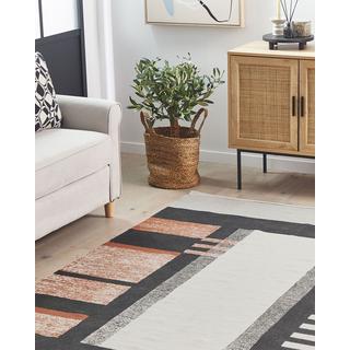 Beliani Tapis en Coton Moderne KAKINADA  