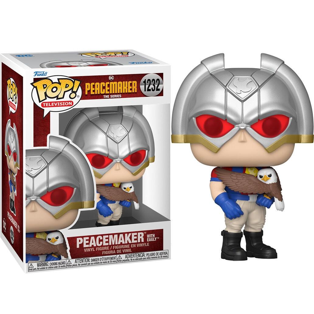 Funko  Figurine POP DC Comics Peacemaker - Peacemaker avec Eagly 