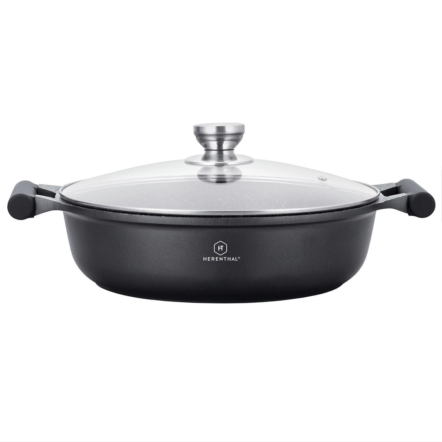 Image of Flache Kasserolle mit Deckel Flache Kasserolle mit Deckel