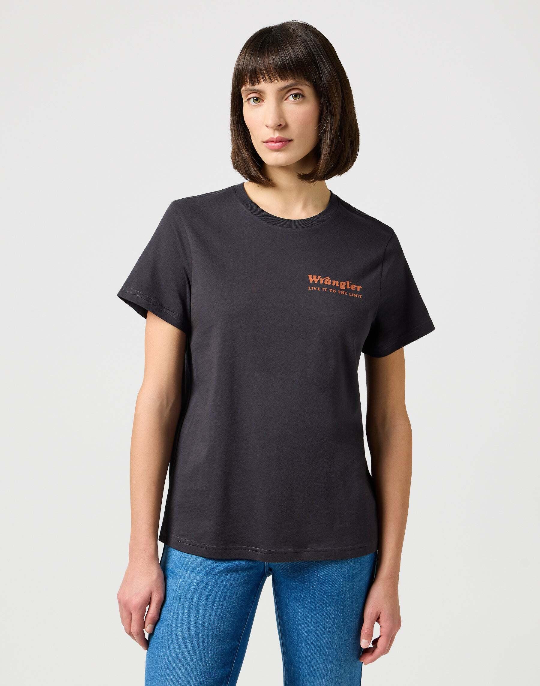 Image of T-shirts Regular Tee Damen Schwarz M