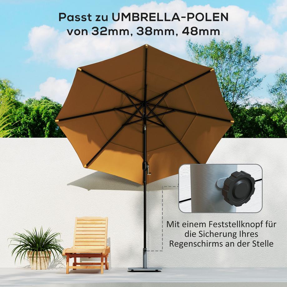 Outsunny Porte-parapluie  