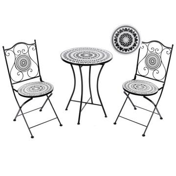 Ensemble pour bistro en Métal Rustique COMISO