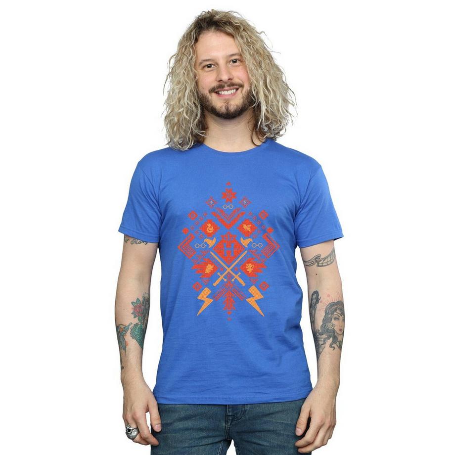 Harry Potter T-Shirt Imprimé Aztèque  