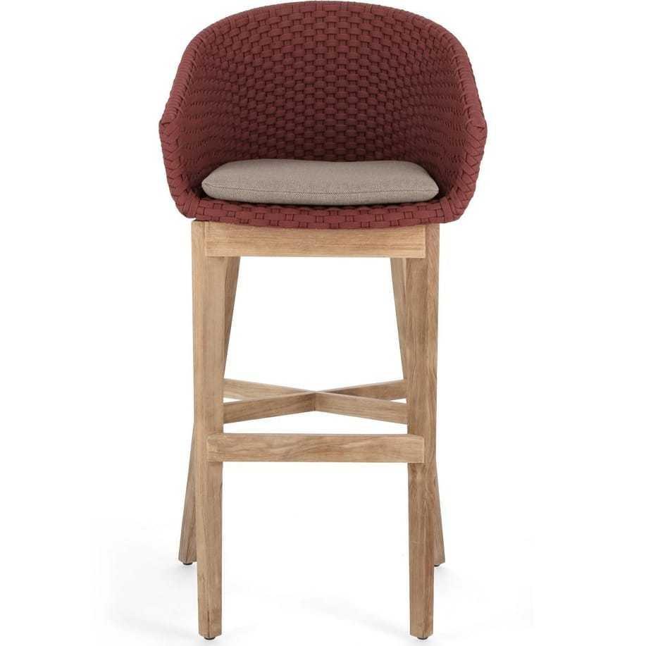 mutoni Tabouret de bar de jardin Coachella Scarlet  