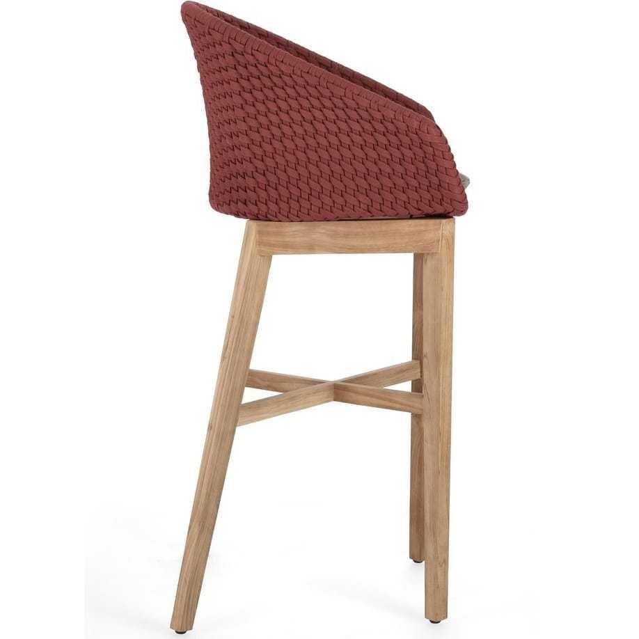 mutoni Tabouret de bar de jardin Coachella Scarlet  