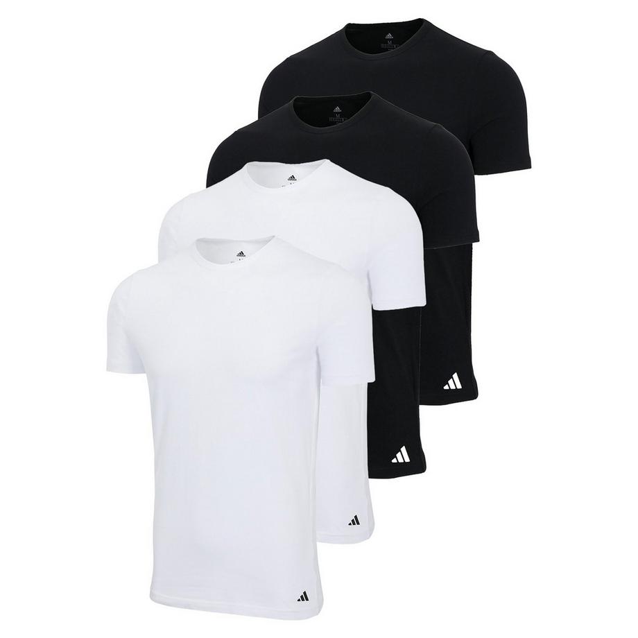 adidas Active Flex Cotton T-Shirt Girocollo Confezione da 4  