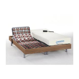 DREAMEA Set da relax sole sospensioni memory foam HESIODE III di DREAMEA motori OKIN quercia naturale  