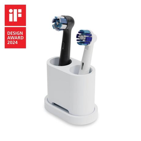 Qikfresh  Zahnbürsten- und Aufsteckbürstenhalter 2er 