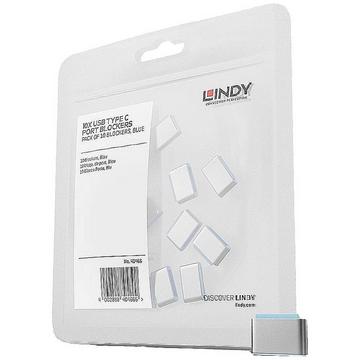 LINDY 40466 Blocco porta USB-C® 10 pz.