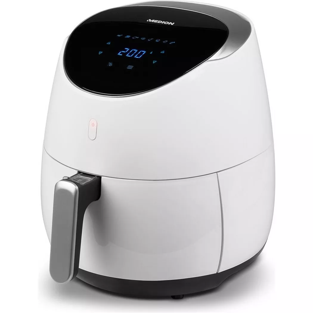 Medion – Heissluft-Fritteuse MD 19279 2000 W, Weiss