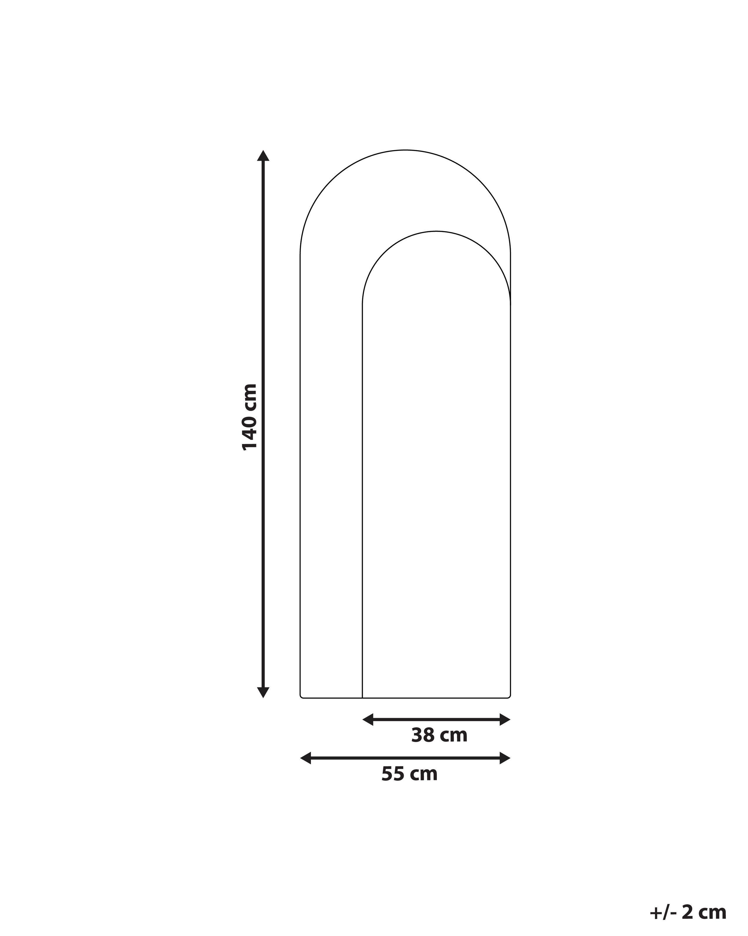 Beliani Wandspiegel aus MDF-Platte Modern GROISES  