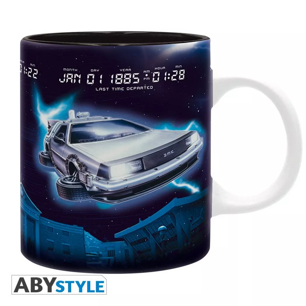 Abystyle - Becher - Subli - Zurück in die Zukunf - Delorean, 32 cl, Multicolor