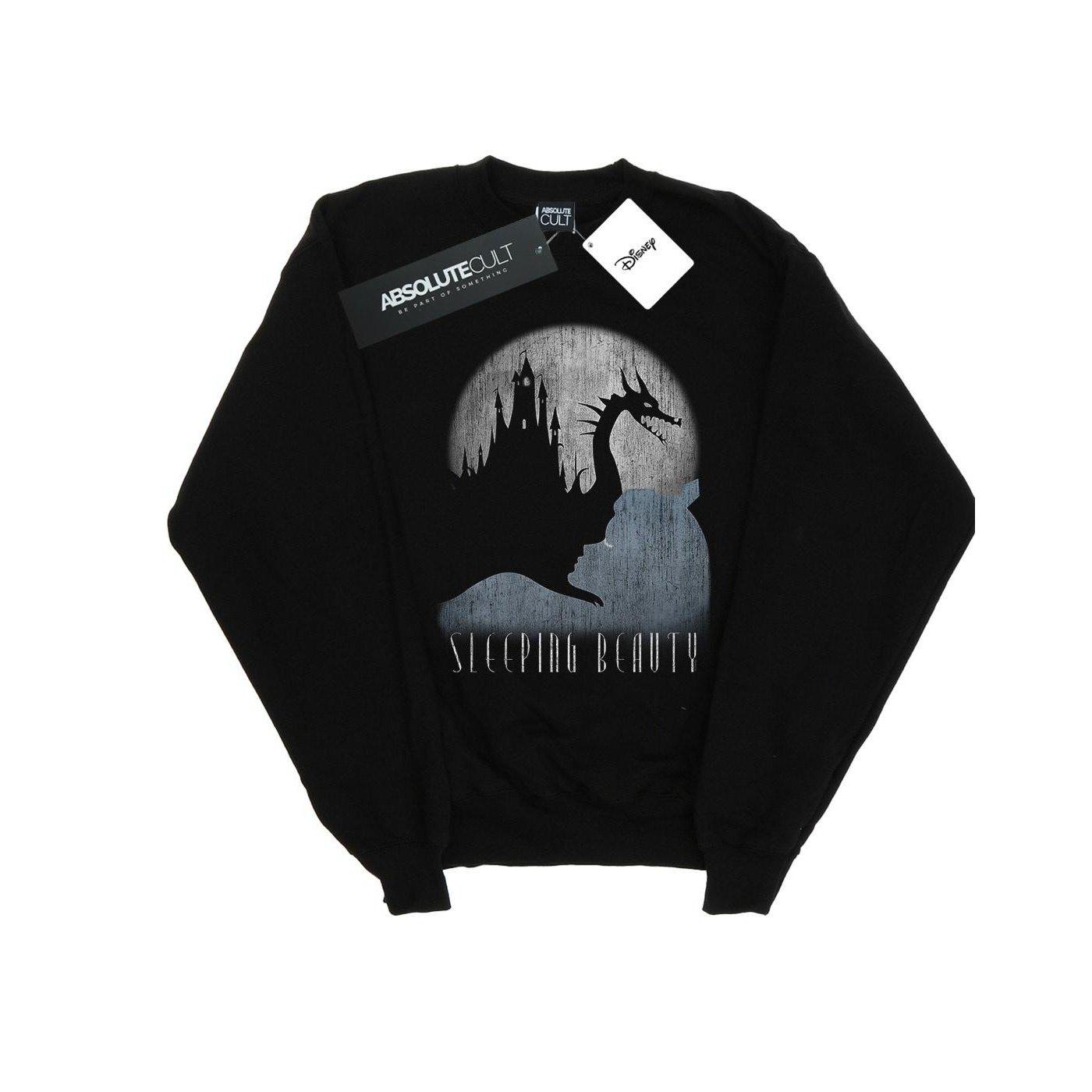 Image of Sleeping Beauty Hidden Illusion Sweatshirt Herren Schwarz S