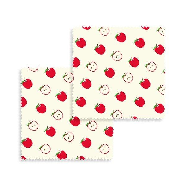 Nuts Innovations  Lingette de cire d'abeille Pomme set de 2 