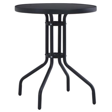 VidaXL Table de jardin métal  