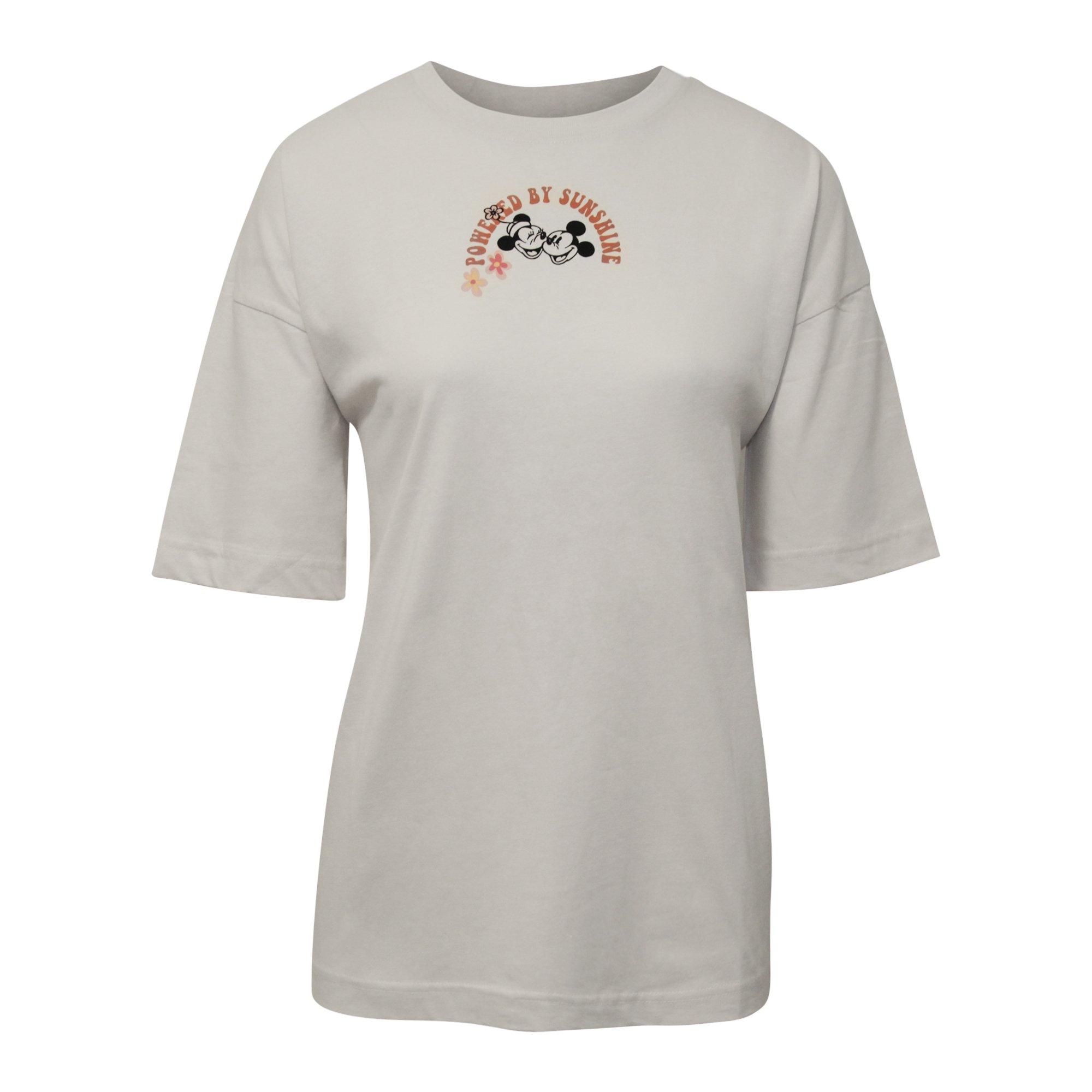 Image of Sunshine Power Tshirt Damen Weiss L