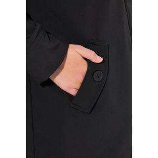Ulla Popken Cappotto Softshell idrorepellente con cappuccio  