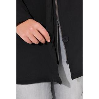 Ulla Popken Cappotto Softshell idrorepellente con cappuccio  