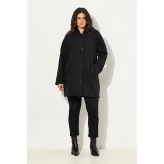 Ulla Popken Cappotto Softshell idrorepellente con cappuccio  