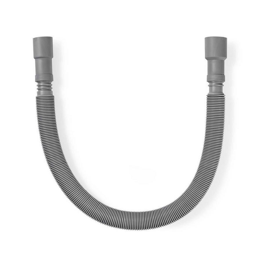 Nedis Tubo di scarico estraibile | 24/19 mm | 29/22 mm | 0,5 Bar | 50 °C | 4,00 m | Lavastoviglie / Lavatrice | PVC | Grigio  