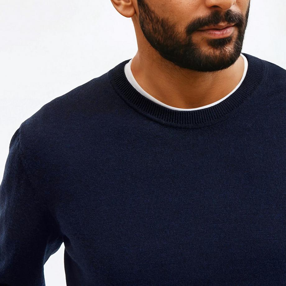 La Redoute Collections Pull Signature en Laine Mérinos  