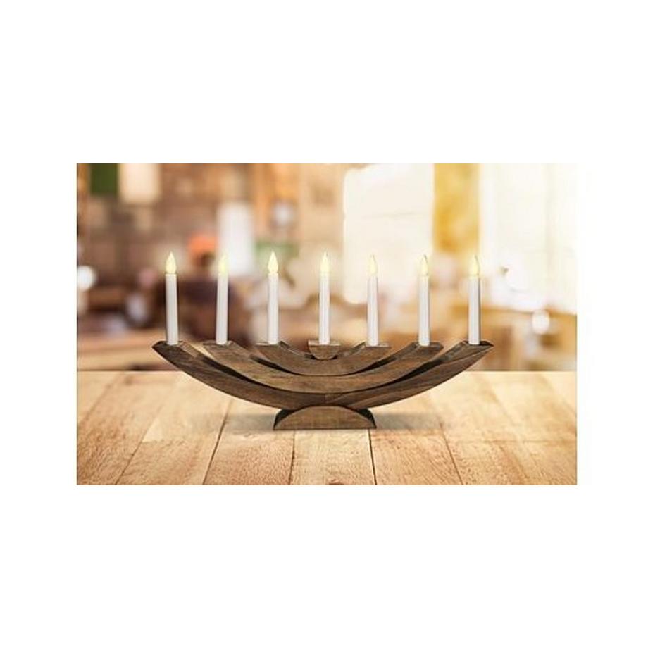 Best Season  Fensterleuchter 'Navida' braun 219-07 