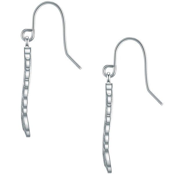 Eastside  Femme Boucles d´oreilles en acier inoxydable Plume 