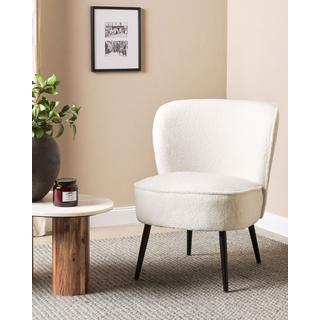 Beliani Fauteuil en Bouclé Moderne VOSS  