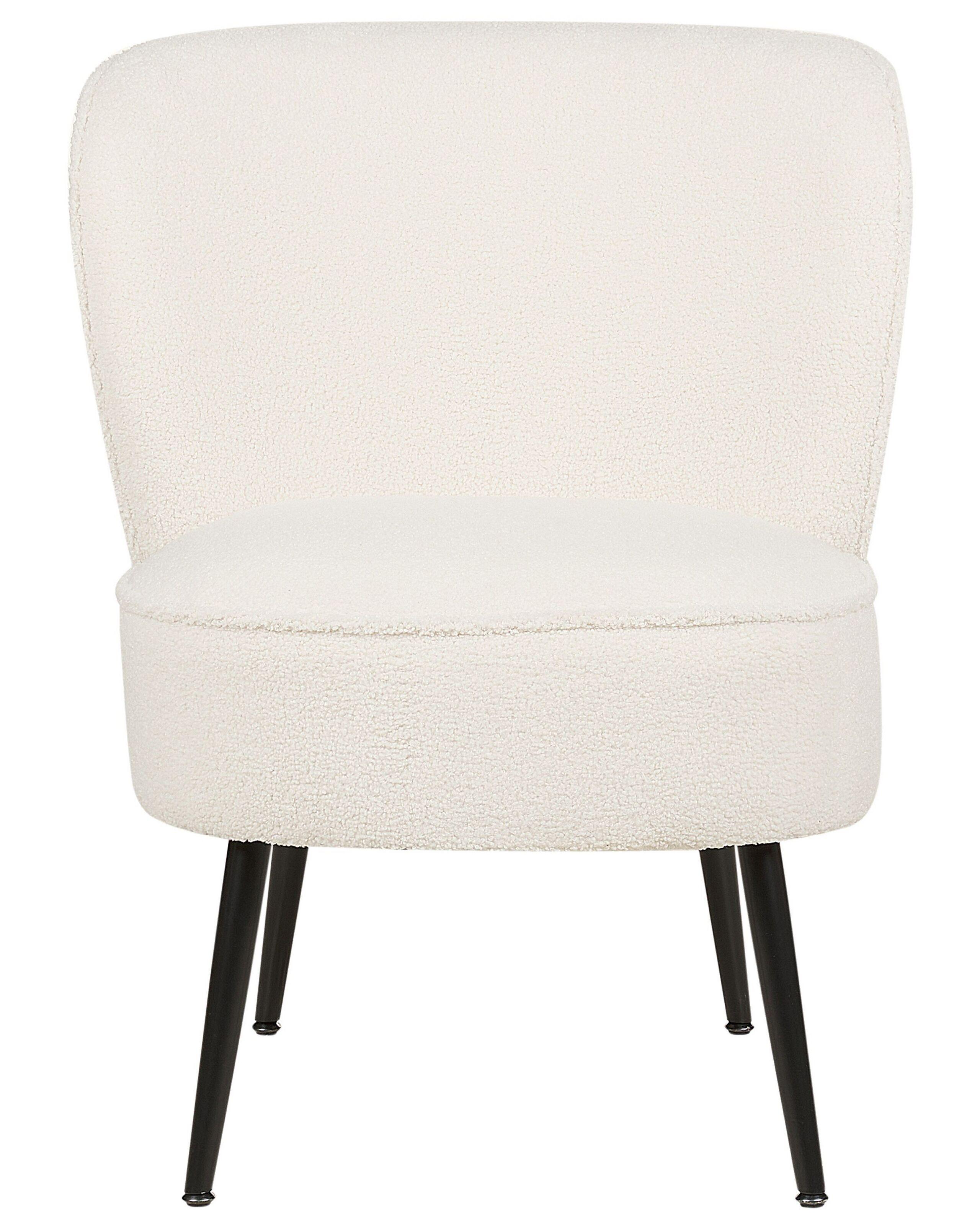 Beliani Fauteuil en Bouclé Moderne VOSS  