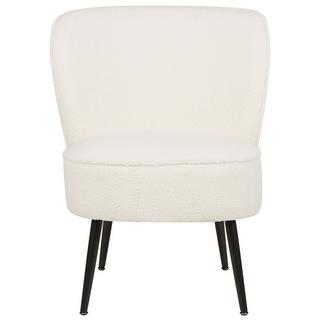 Beliani Fauteuil en Bouclé Moderne VOSS  