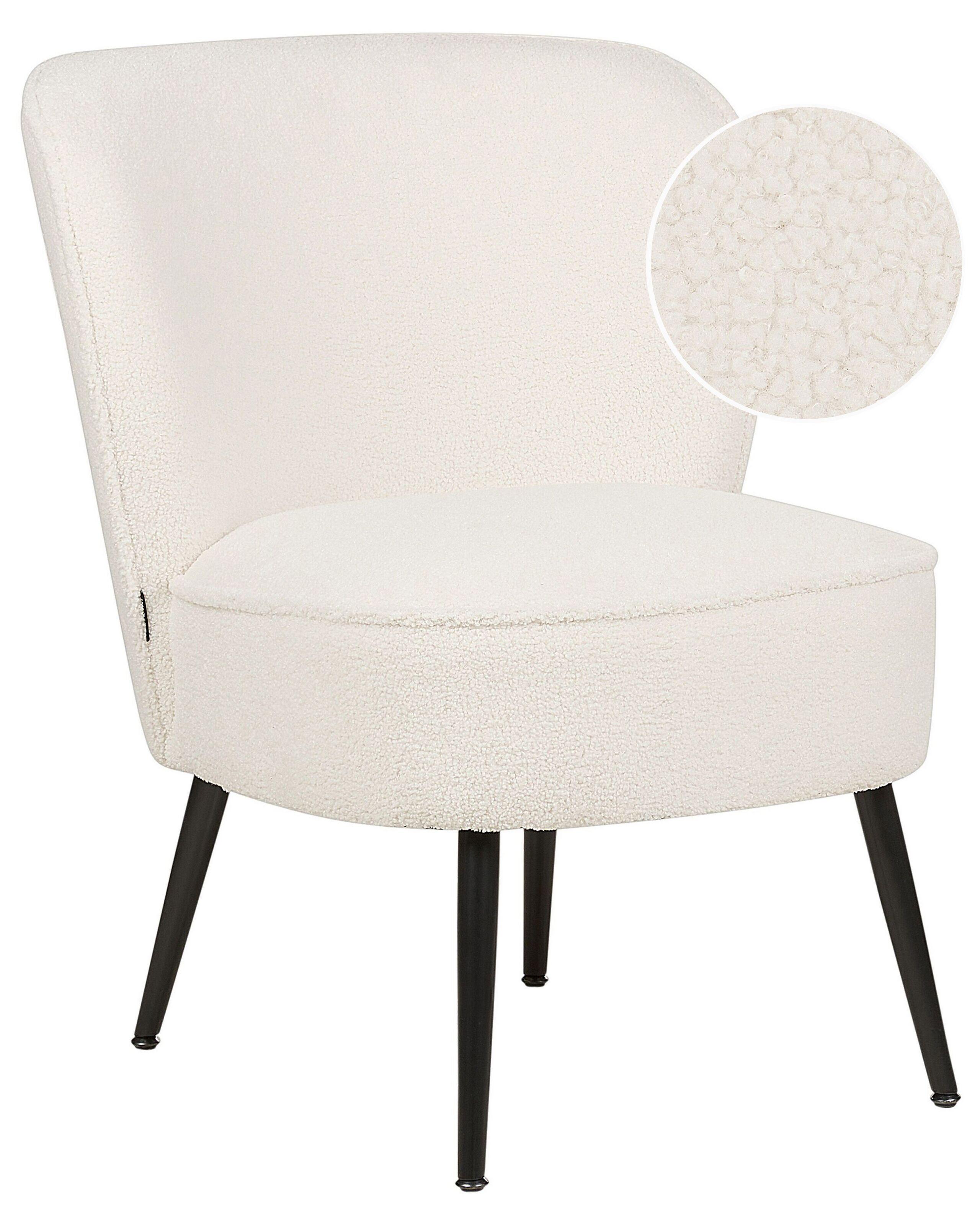 Beliani Fauteuil en Bouclé Moderne VOSS  