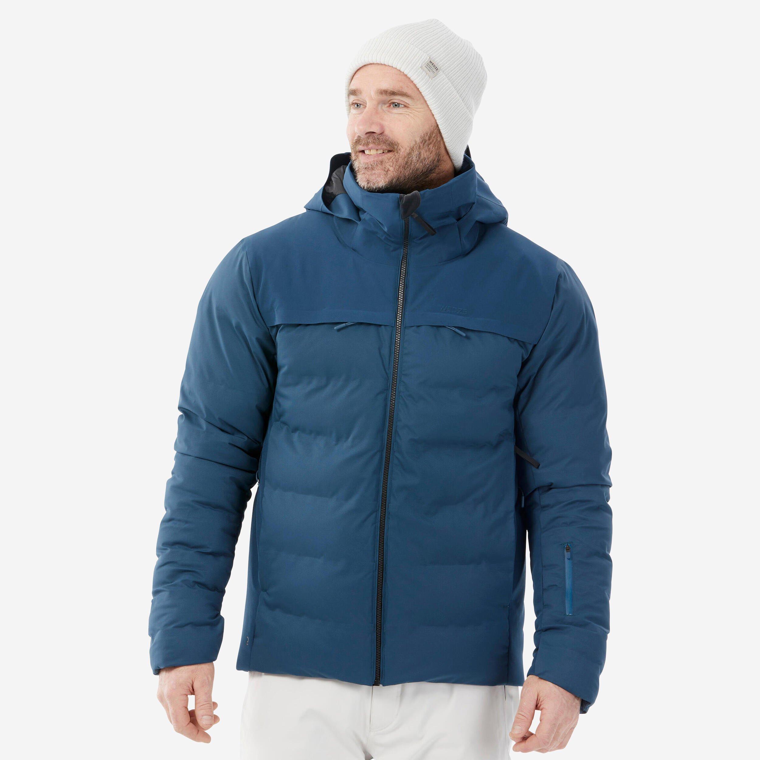 Image of Wattierte Jacke - Warm 900 Herren Blau Bedruckt S