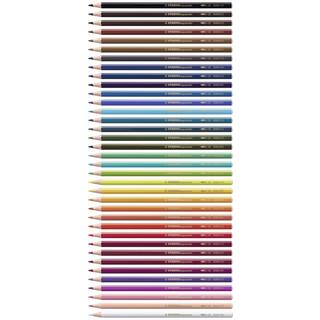 STABILO STABILO Matita colorata acquarellabile - STABILOaquacolor - Scatola in Metallo da 36 - Colori assortiti  
