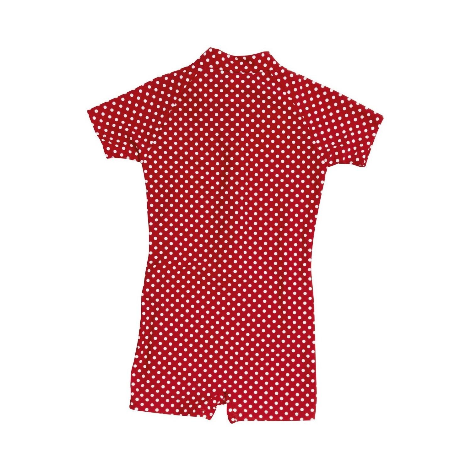 Playshoes  badeanzug mit uv-schutz, baby dots 