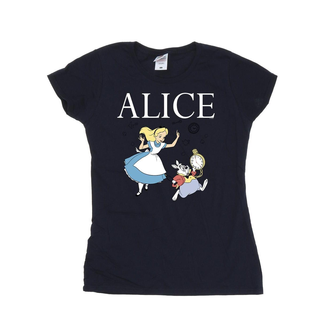 Disney  Alice In Wonderland Follow The Rabbit TShirt 