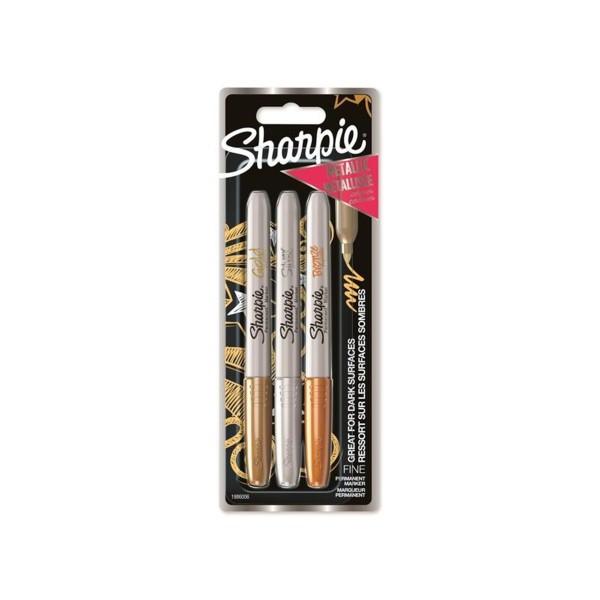 Image of 1986006 Marker 3 Stück(e) Feine Spitze Bronze, Gold, Silber Bronze